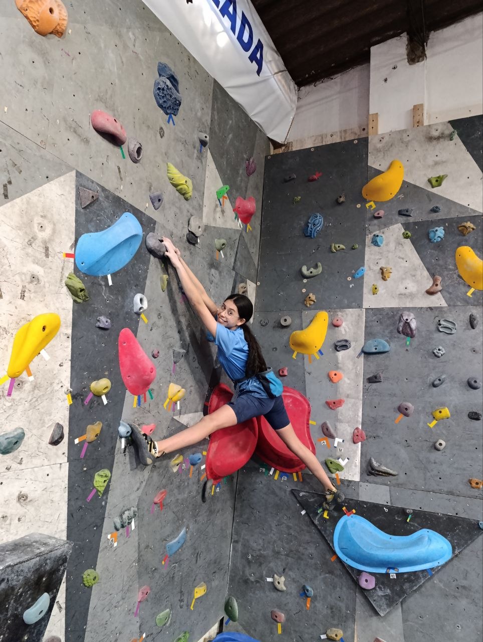 Allegra Hurtado en la Copa Top Rock